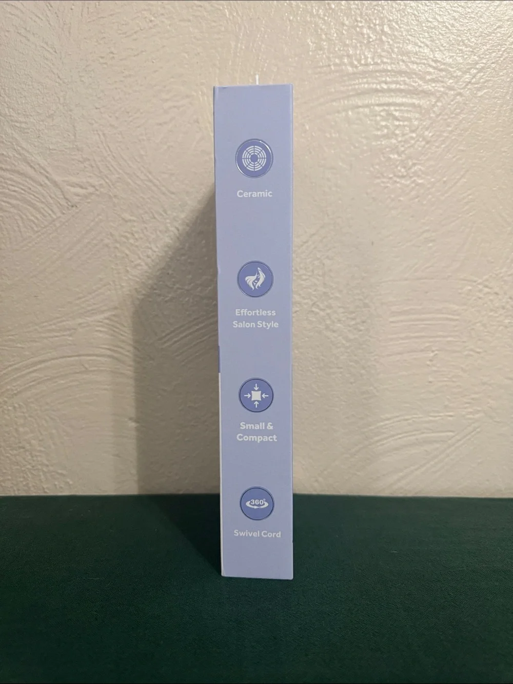 Bliss Mini Travel Curler in Lavender and Cream